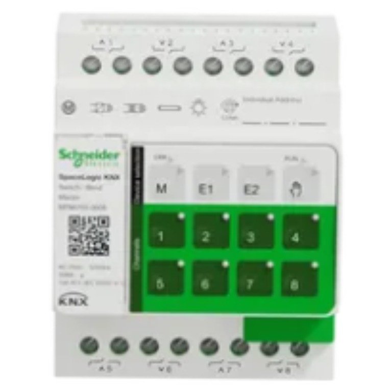 Schneider KNX MTN6705‑0008 SpaceLogic Master Switch/Blind Actuator